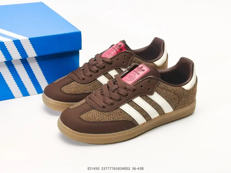 Adidas Originals Wb Pony Tonal Samba OG 阿迪达斯 桑巴舞系列绅士德训足球风百搭低帮休闲运动板鞋 ID1450 #33777765834002