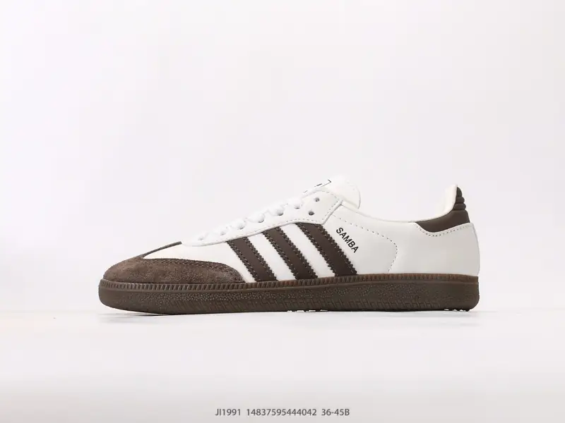 阿迪达斯Adidas Originals Samba 桑巴舞系列阿迪达斯 三叶草 绅士德训足球风百搭低帮休闲运动板鞋 JI1991 #14837595444042