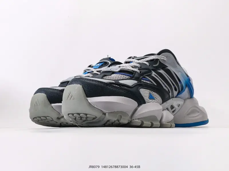 阿迪达斯Adidas XLG Runner Deluxe 跑步者豪华版系列低帮厚底增高老爹风复古缓震休闲运动慢跑鞋“黑暗灰反光” JP8079 #14812678873004