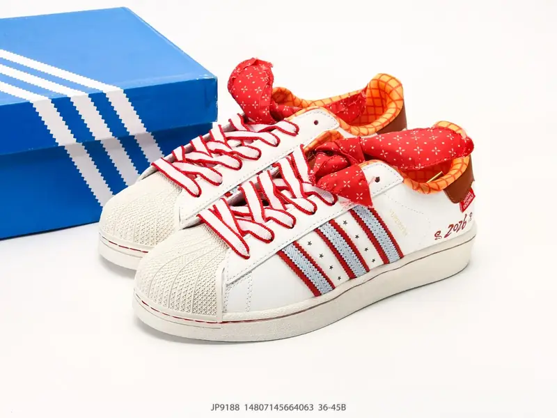 Adidas Originals Superstar 贝壳头‘DIY’定制系列 阿迪达斯 低帮经典百搭休闲运动板鞋 JP9188 #14807145664063