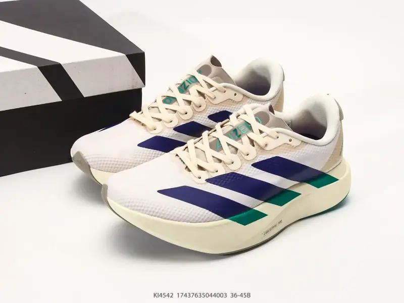 Adidas Adizero EVO SL 2马拉松飞线贾卡轻质透气休闲运动跑步鞋 KI4542 #17437635044003