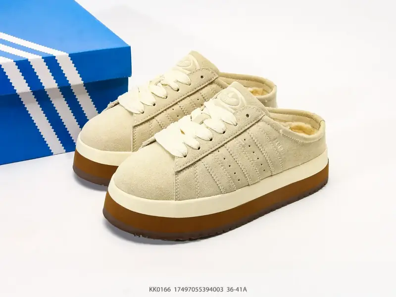 Adidas Originals Campus 00S WTR LO系列 阿迪达斯 面包风时尚潮流包头拖鞋 保有原型 KK0166 #17497055394003