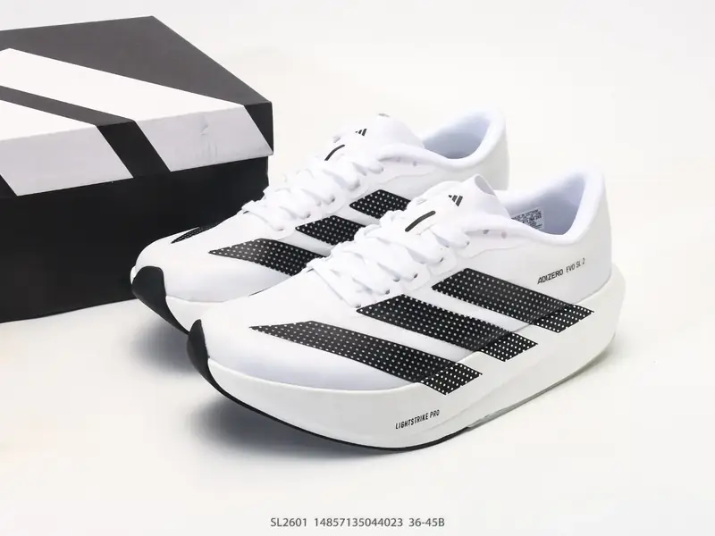 Adidas Adizero Evo SL 2 阿迪达斯 舒适百搭防滑耐磨 低帮 休闲跑步鞋 SL2601 #14857135044023