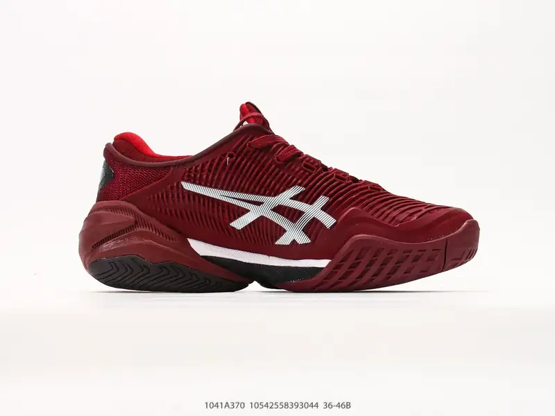 Asics Court FF 3 亚瑟士 耐磨透气 低帮专业网球鞋 适用于所有球场的网球鞋 主要是硬地球场 追求日常练习的耐用性和反射性运动的支持 树脂加工的网眼材料的 1041A370 #10542558393044