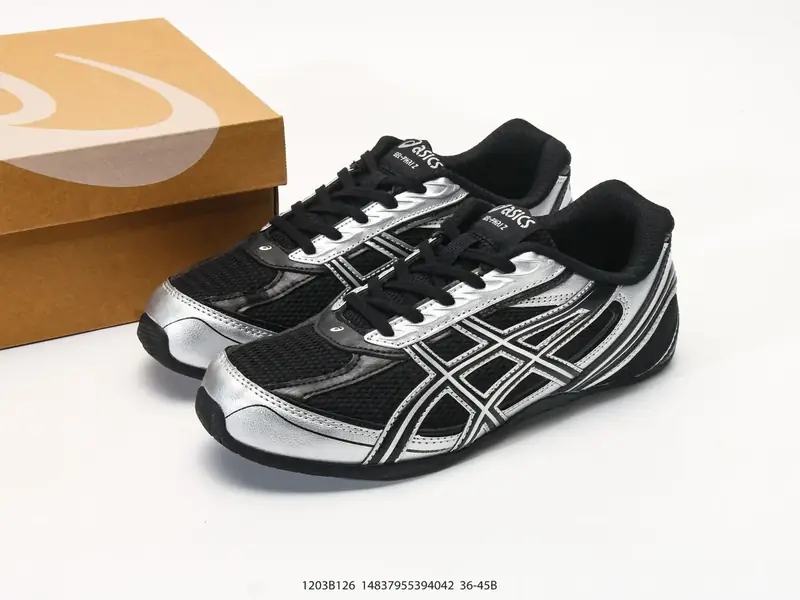 アシックス スポーツシューズ レトロ 通気性 クッション 1203B126 #14837955394042
