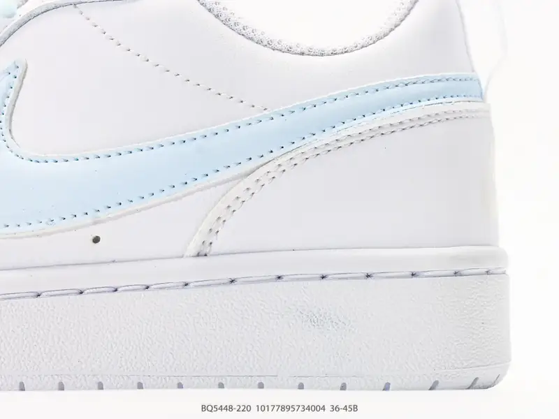 NIKE COURT BOROUGH LOW ‘DIY’定制 低帮百搭 透气休闲运动板鞋 兼顾舒适脚感和出众风范 演绎匠心之作 结构性的支撑贴合感结合复古篮球 BQ5448-220 #10177895734004