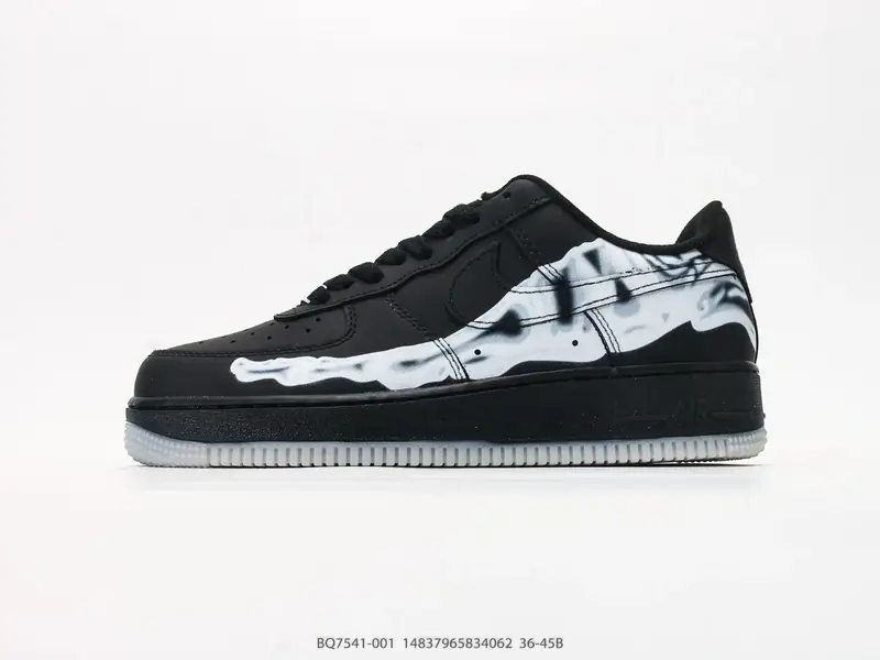 Nike Sportschuhe Retro Gedämpft Erhöht BQ7541-001 #14837965834062