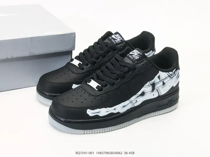 Nike Sportschuhe Retro Gedämpft Erhöht BQ7541-001 #14837965834062