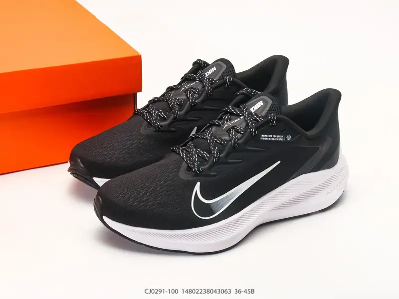 Nike Laufschuhe Atmungsaktiv Mesh-Obermaterial Komfortabel CJ0291-100 #14802238043063