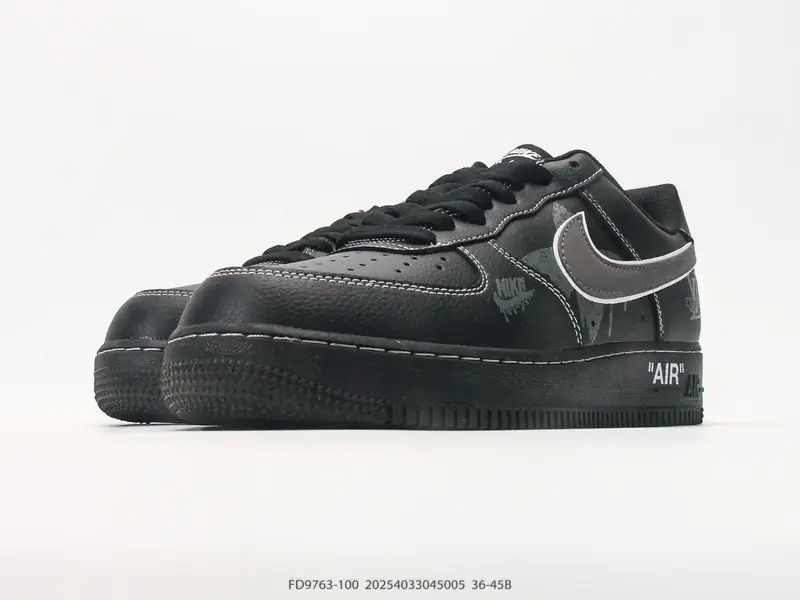 耐克Nike Air Force 1'07 Low 空军一号 低帮百搭休闲运动板鞋 柔软、弹性十足的缓震性能和出色的 FD9763-100 #20254033045005