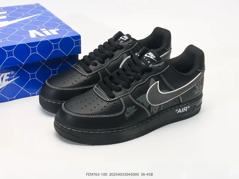 耐克Nike Air Force 1'07 Low 空军一号 低帮百搭休闲运动板鞋 柔软、弹性十足的缓震性能和出色的 FD9763-100 #20254033045005