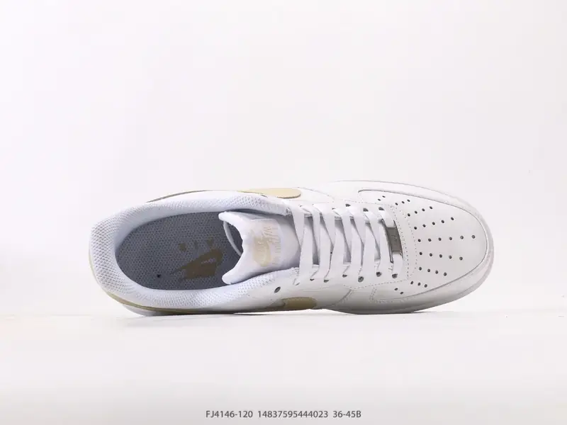 耐克Nike Air Force 1 Low 空军一号低帮百搭休闲运动板鞋 柔软、弹性十足的缓震性能和出色的 FJ4146-120 #14837595444023