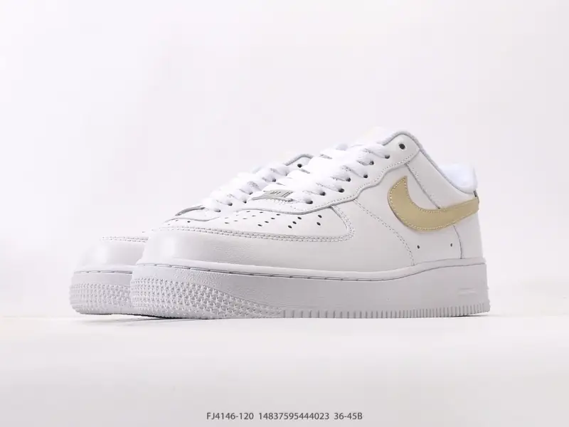 耐克Nike Air Force 1 Low 空军一号低帮百搭休闲运动板鞋 柔软、弹性十足的缓震性能和出色的 FJ4146-120 #14837595444023