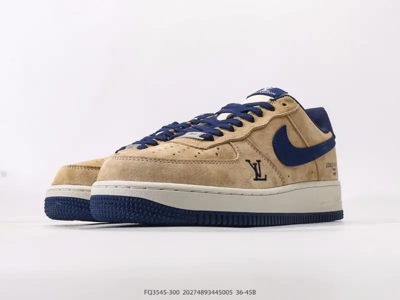 耐克Nike Air Force 1 Low 空军一号低帮百搭休闲运动板鞋 柔软、弹性十足的缓震性能和出色的 FQ3545-300 #20274893445005