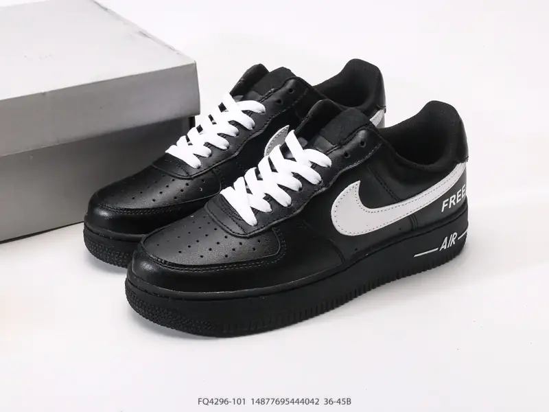 耐克Nike Air Force 1 Low 空军一号低帮百搭休闲运动板鞋 柔软、弹性十足的缓震性能和出色的 FQ4296-101 #14877695444042