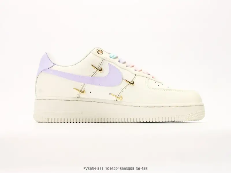 耐克 Nike Air Force 1 '07 "对称金属小勾" 空军一号含气垫 低帮百搭厚底增高休闲运动板鞋 FV3654-511 #20264943665005