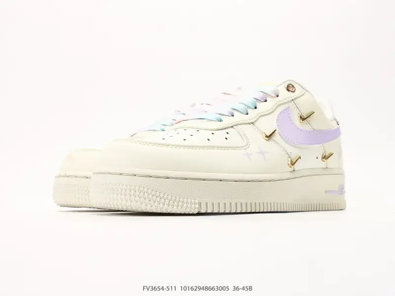 耐克 Nike Air Force 1 '07 "对称金属小勾" 空军一号含气垫 低帮百搭厚底增高休闲运动板鞋 FV3654-511 #20264943665005