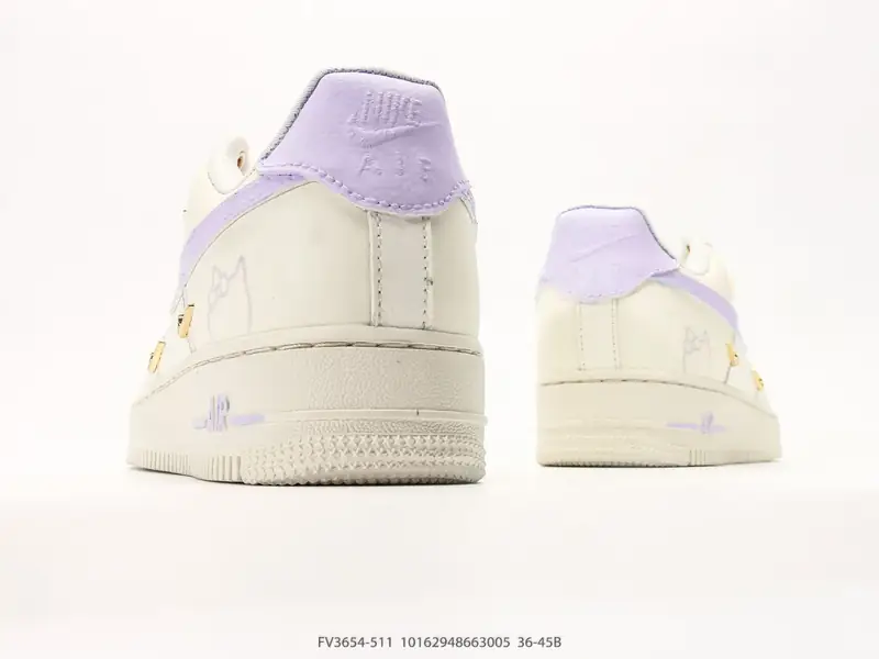 耐克 Nike Air Force 1 '07 "对称金属小勾" 空军一号含气垫 低帮百搭厚底增高休闲运动板鞋 FV3654-511 #20264943665005