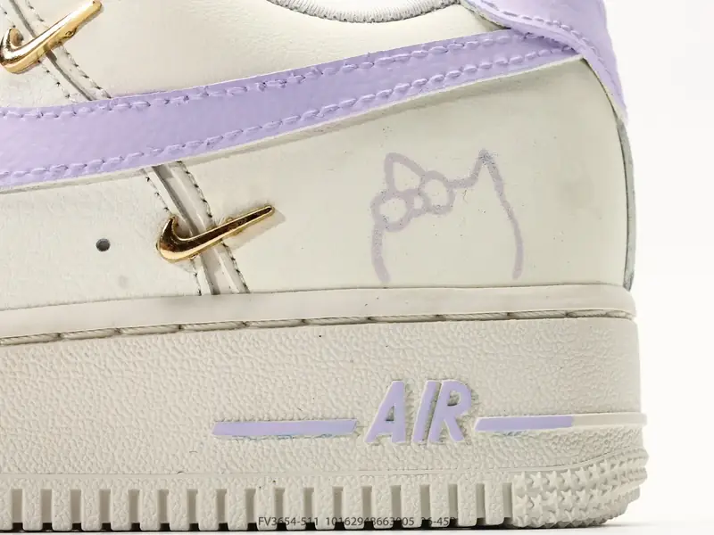 耐克 Nike Air Force 1 '07 "对称金属小勾" 空军一号含气垫 低帮百搭厚底增高休闲运动板鞋 FV3654-511 #20264943665005