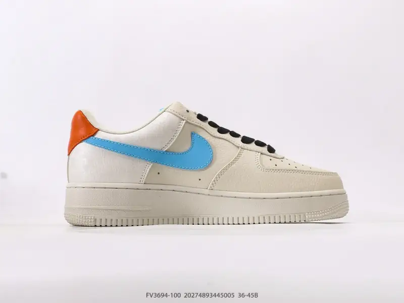 耐克Nike Air Force 1 Low 空军一号低帮百搭休闲运动板鞋 柔软、弹性十足的缓震性能和出色的 FV3694-100 #20274893445005