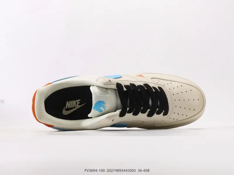 耐克Nike Air Force 1 Low 空军一号低帮百搭休闲运动板鞋 柔软、弹性十足的缓震性能和出色的 FV3694-100 #20274893445005