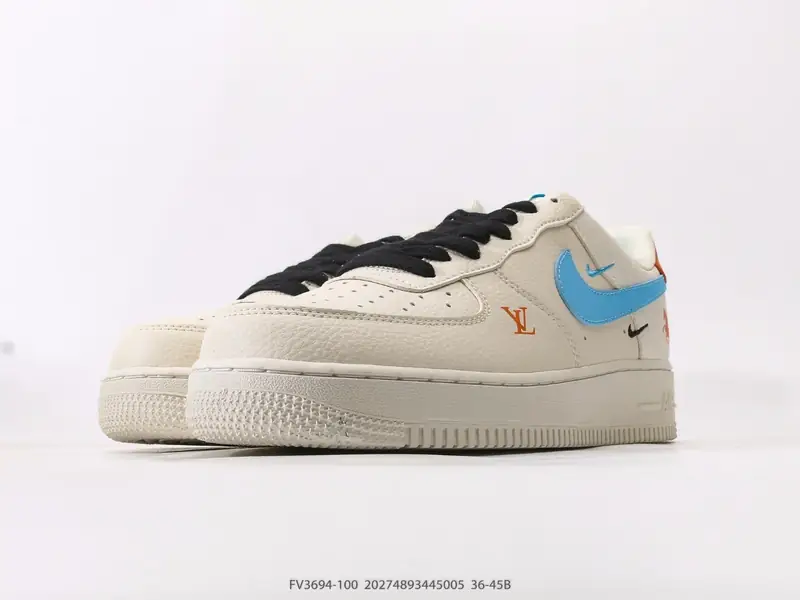 耐克Nike Air Force 1 Low 空军一号低帮百搭休闲运动板鞋 柔软、弹性十足的缓震性能和出色的 FV3694-100 #20274893445005