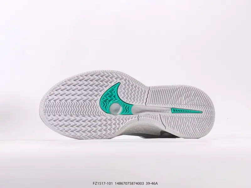 Nike Баскетбольные кроссовки Противоскользящий Износостойкий Низкий верх FZ1517-101 #14867075874003