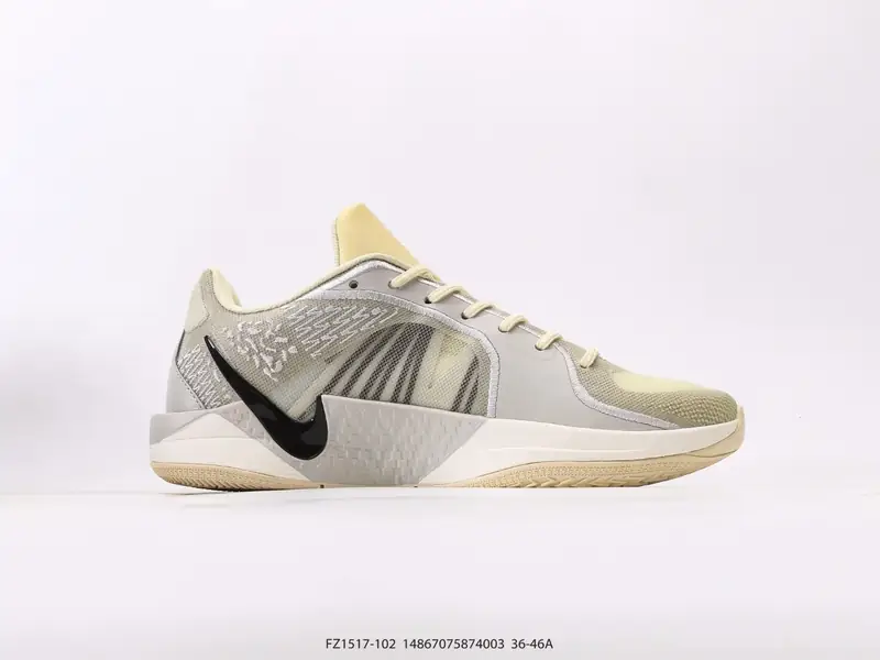 Nike Баскетбольные кроссовки Противоскользящий Износостойкий Низкий верх FZ1517-102 #14867075874003