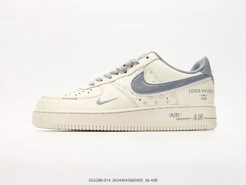 耐克 Nike Air Force 1 '07 LOW "路易威登联名款" 空军一号含气垫 低帮百搭厚底增高休闲运动板鞋 GS2288-014 #20244043665005