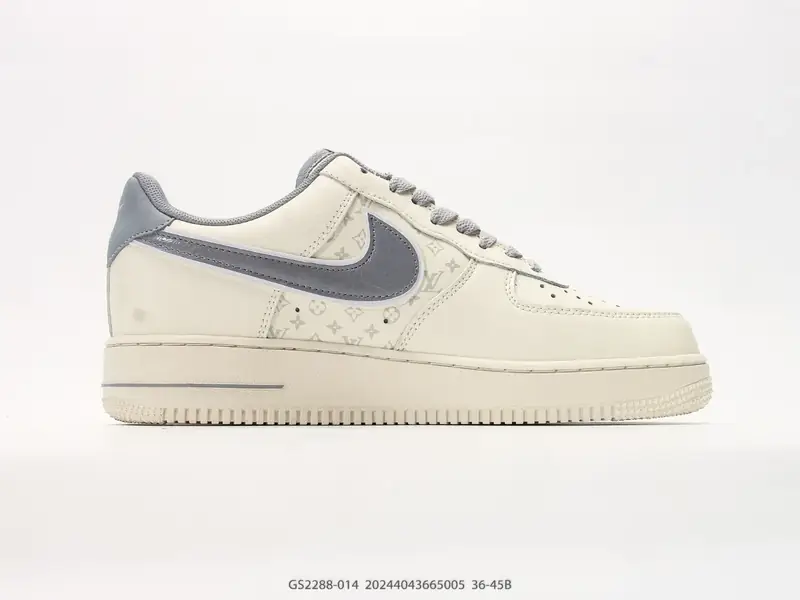 耐克 Nike Air Force 1 '07 LOW "路易威登联名款" 空军一号含气垫 低帮百搭厚底增高休闲运动板鞋 GS2288-014 #20244043665005