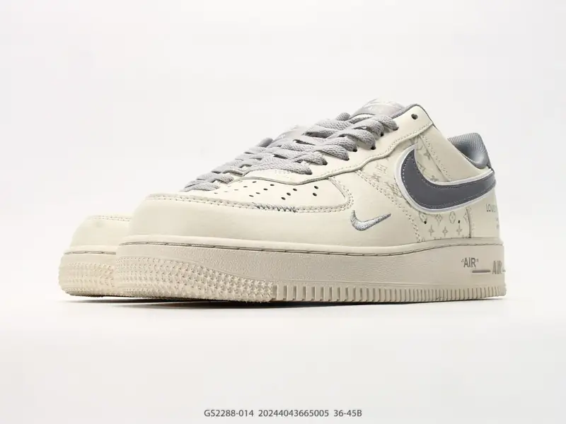 耐克 Nike Air Force 1 '07 LOW "路易威登联名款" 空军一号含气垫 低帮百搭厚底增高休闲运动板鞋 GS2288-014 #20244043665005