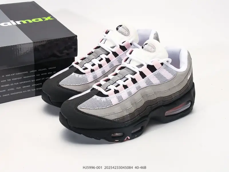 Nike Air Max 95 OG 灰粉 气垫复古慢跑百搭鞋休闲运动鞋 Air Max 95就是源于 HJ5996-001 #20254233045084