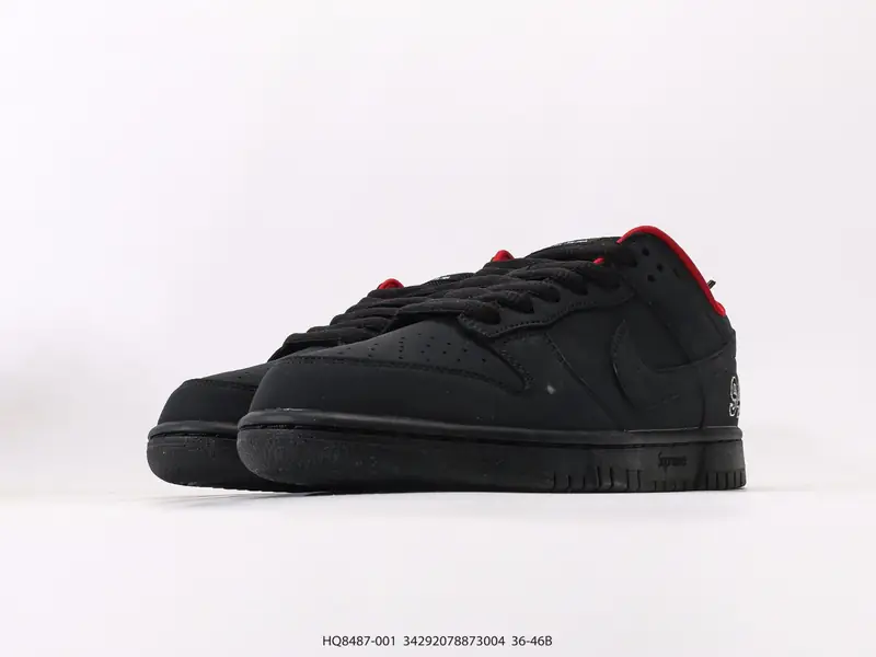 Nike Sepatu Olahraga Retro Low Top Bantalan Udara HQ8487-001 #34292078873004