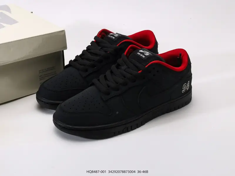 Nike Sepatu Olahraga Retro Low Top Bantalan Udara HQ8487-001 #34292078873004