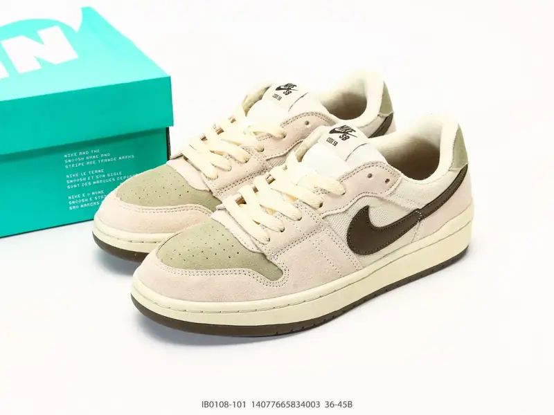 Nike Skate Shoes Durable Low-Top IB0108-101 #14077665834003