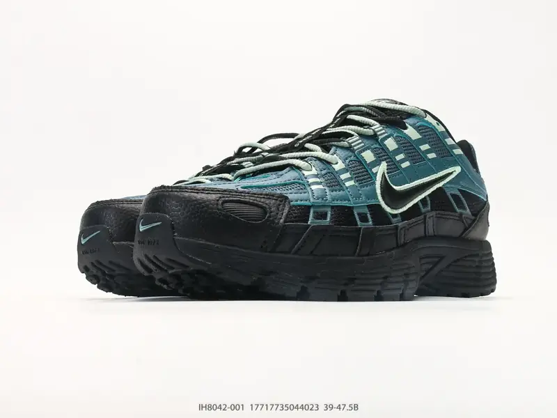 耐克 Nike P-6000 系列低帮复古老爹风休闲运动舒适慢跑鞋 # 进口三文治网面 融合 Pegasus 过往运动鞋 IH8042-001 #17717735044023