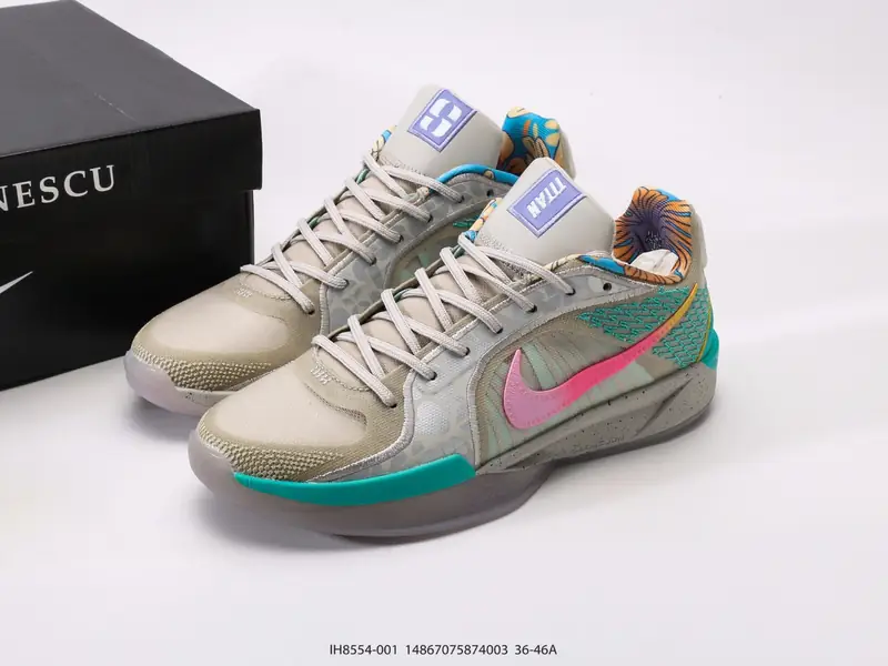 Nike Basketball Shoes Anti-Slip Durable Low-Top IH8554-001 #14867075874003