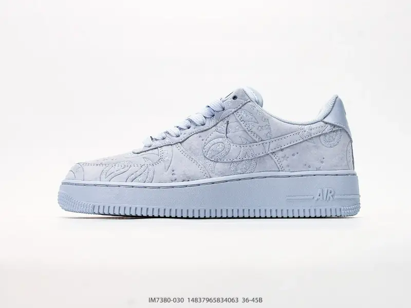 耐克 Nike Air Force 1 '07 "“麂皮浮雕腰花果” 空军一号含气垫 低帮百搭厚底增高休闲运动板鞋 IM7380-030 #14837965834063