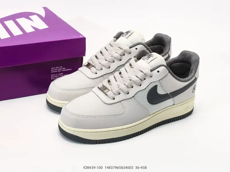 耐克 Nike Air Force 1 LOW 空军一号含气垫 低帮百搭厚底增高休闲运动板鞋 IO8439-100 #14837965834003