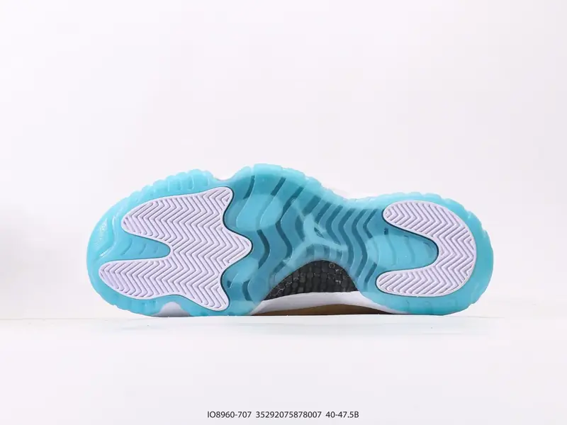 乔丹Air Jordan 11 H-Town AJ11 乔11休斯顿限定 #鞋身同样以麂皮材质覆盖，通体小麦色的搭配十分清爽 IO8960-707 #35292075878007