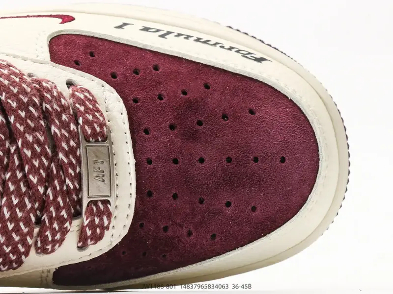 耐克 Nike Air Force 1 '07 " 闪钻大勾北面联名 " 空军一号含气垫 低帮百搭厚底增高休闲运动板鞋 JW1188-801 #14837965834063