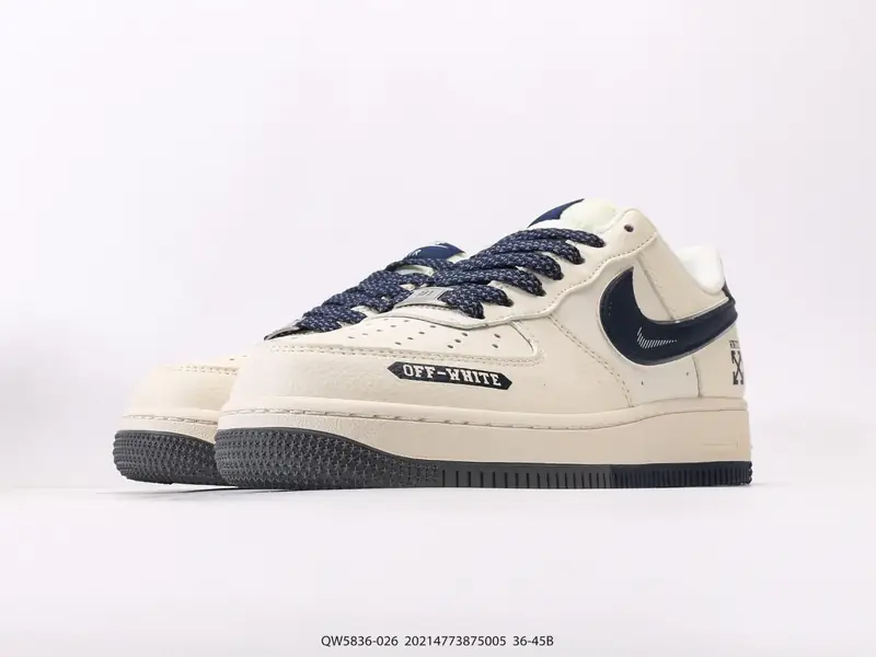 耐克Nike Air Force 1 Low 空军一号低帮百搭休闲运动板鞋 柔软、弹性十足的缓震性能和出色的 QW5836-026 #20214773875005