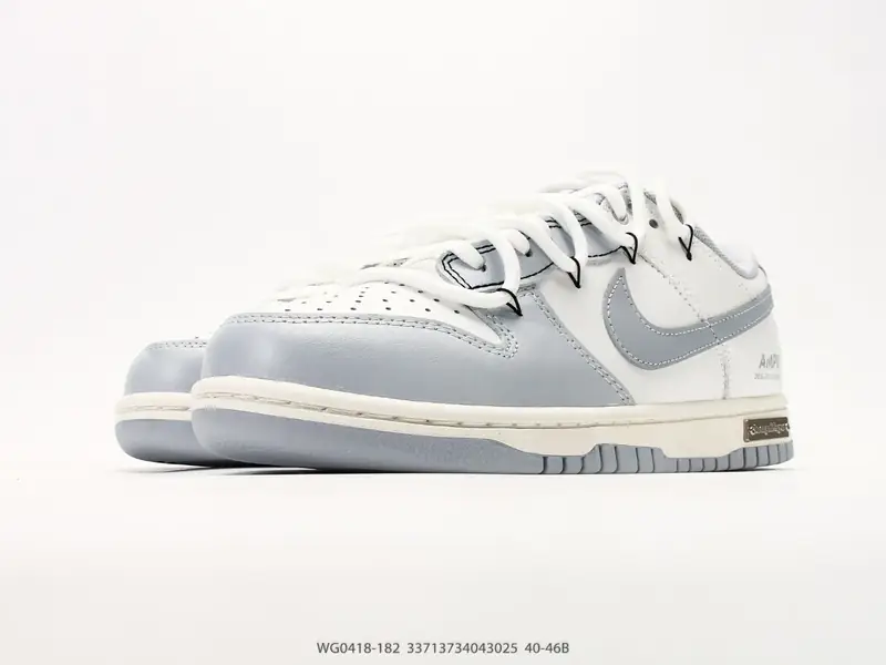 Nike Dunk Low Retro ‘DIY高端定制’耐克 低帮休闲运动板鞋 原装头层材料 用料绝不含糊 独家版型蒸餾加工帶來的是更好的视觉和脚感体验 清洁度 电绣 WG0418-182 #33713735043025