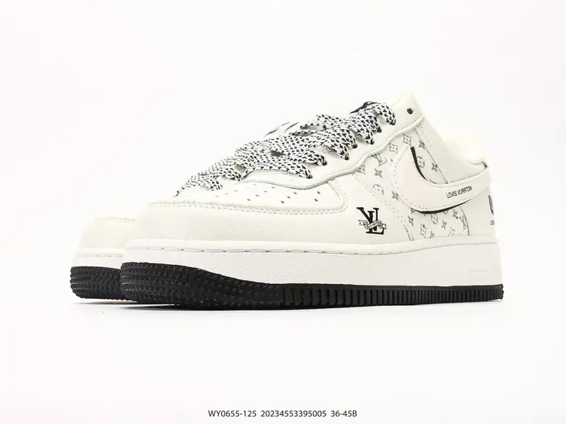 耐克 Nike Air Force 1 '07 LX "路易威登联名款" 空军一号含气垫 低帮百搭厚底增高休闲运动板鞋 WY0655-125 #20234553395005