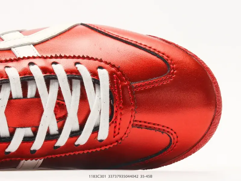 Onitsuka Tiger鬼塚虎 MEXICO 66 NM 皮革尼龙拼接 舒适柔软 低帮休闲板鞋 鞋舌处印有鬼塚虎特有的 1183C301 #33737935044042