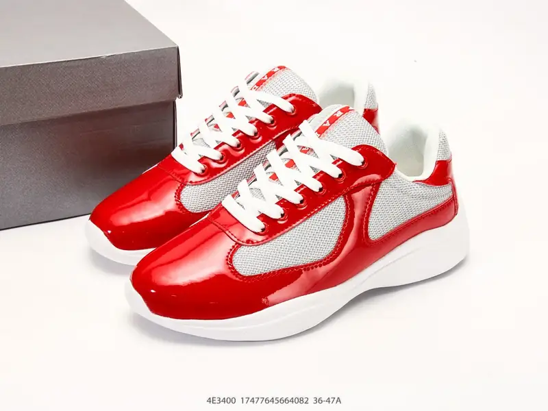 意大利高奢品牌·普拉达Prada America's Cup Sneakers 
美洲杯 4E3400 #17477645664082