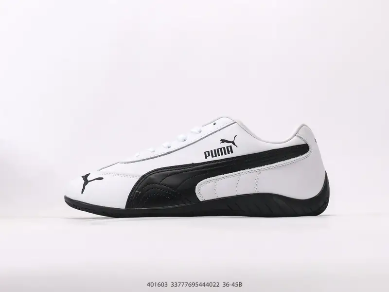 彪马Rosé x Puma Speedcat LeatherBlack White极速赛车皮革版系列低帮德训风拼接复古百搭休闲运动赛车鞋 401603 #33777695444022