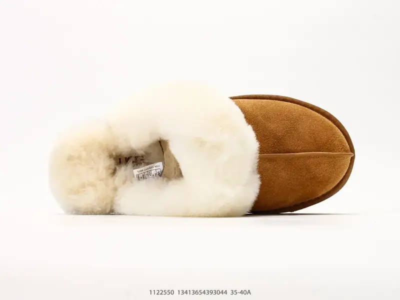 UGG 星拖厚底 栗色 秋冬羊皮毛一体雪地靴 全鞋 1122550 #13413654393044
