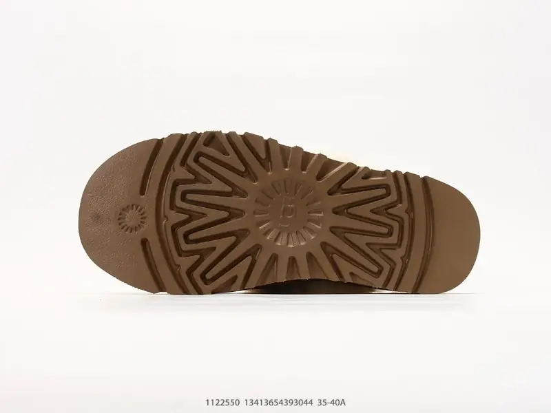 UGG 星拖厚底 栗色 秋冬羊皮毛一体雪地靴 全鞋 1122550 #13413654393044