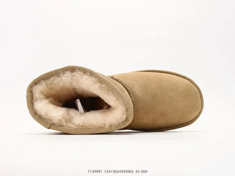UGG CLASSIC MINI DIPPER 轻便舒适 麂皮中桶 厚底5cm 保暖雪地靴 1134991 #13413654393065